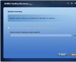 AOMEI OneKey Recovery Professional 1.7.1 Crack 